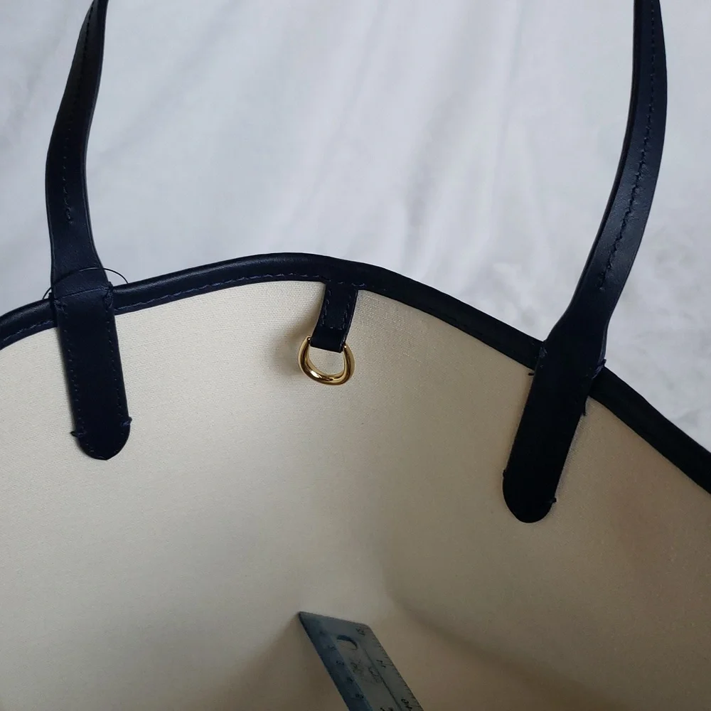 Ralph Lauren Navy and White Tote‎ Bag ( Spring 1 Navy)